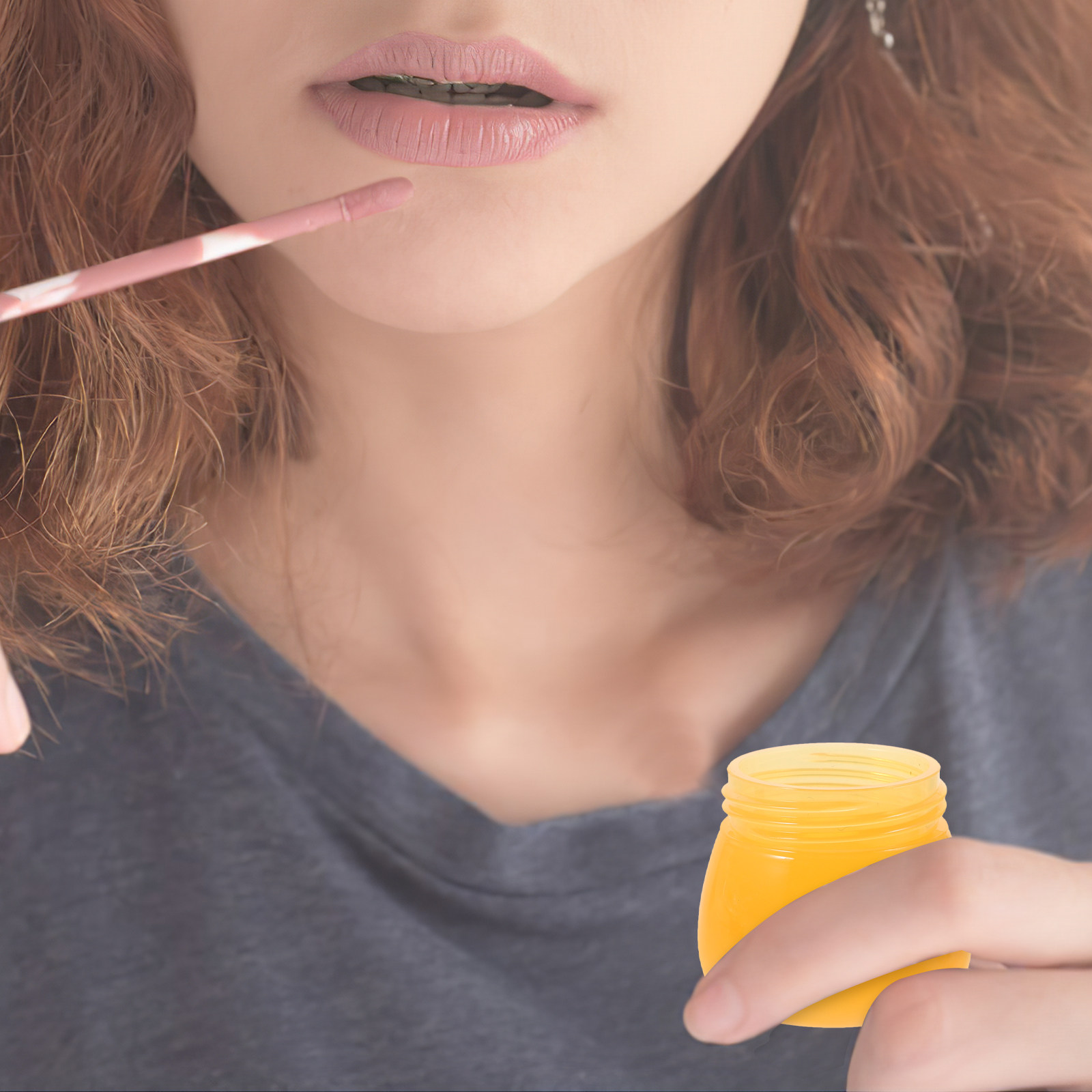 Lip Balm - リップバーム用空容器、詰め替え可能なクリーム容器、小型クリーム容器、サンプル容器、蓋付きミニトラベルジャー、6g