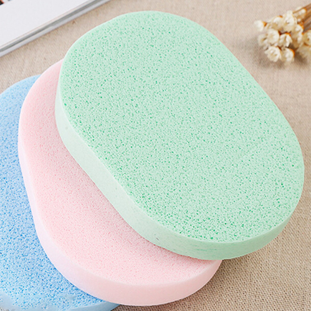 Cleanser Face - 50個入り 竹炭配合の洗顔スポンジ。やさしいマッサージ効果で、泡立ちを良くし、肌を優しく洗い上げます。