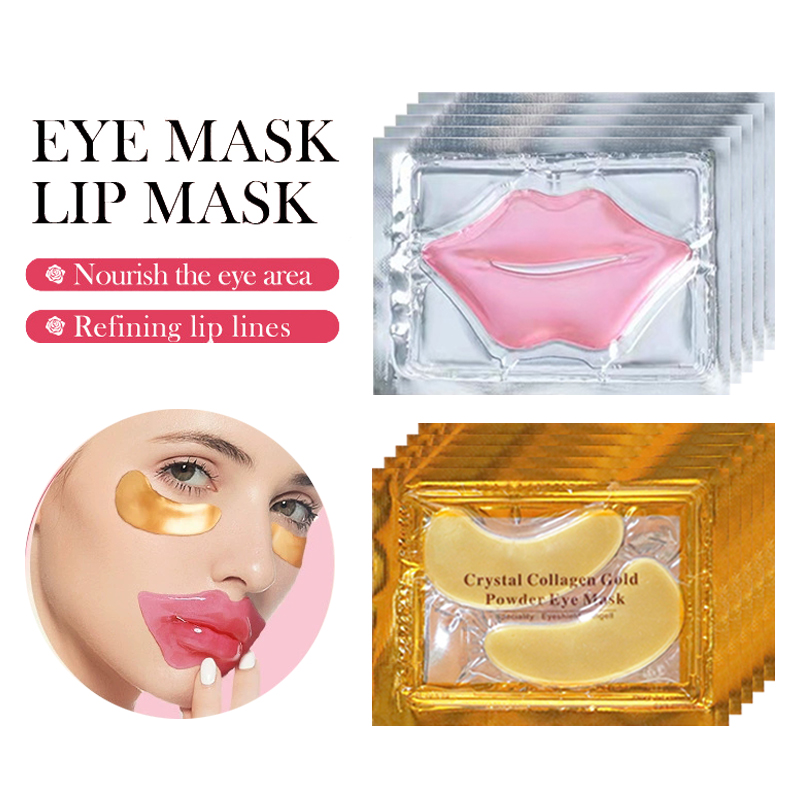 10/20 個ゴールデンクリスタルコラーゲンアイマスク抗ダー - Face Mask Skincare のレビューと価格
