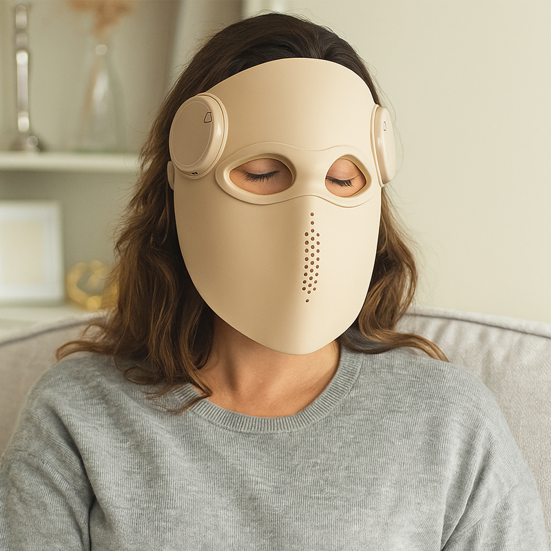 プロ仕様シリコン製LEDレッドライトセラピー フェイス＆ネッ - Face Mask Skincare のレビューと価格