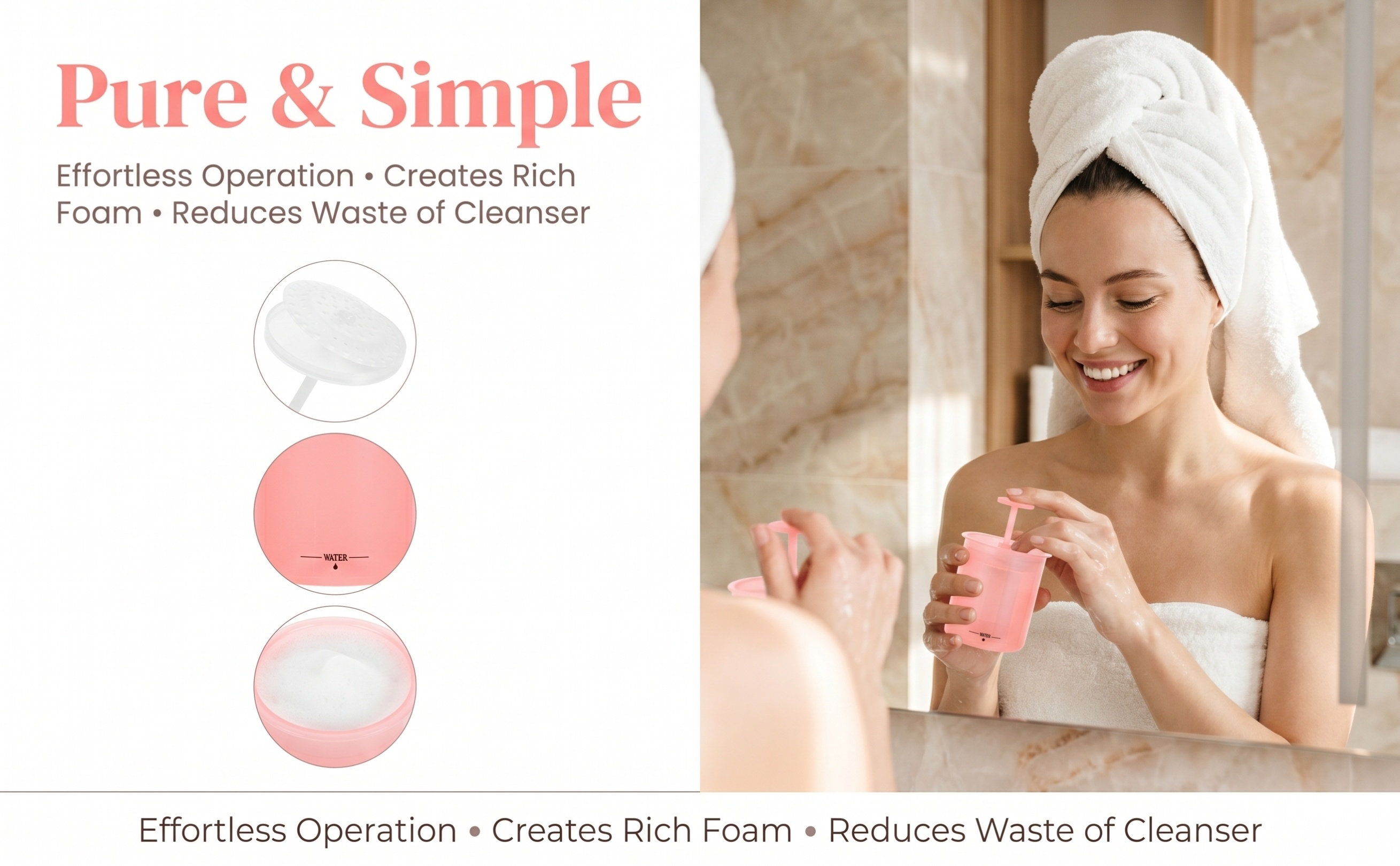 6個入り、手動式の洗顔フォームメーカー、携帯用洗顔カップ。洗 - Cleanser Face のレビューと価格