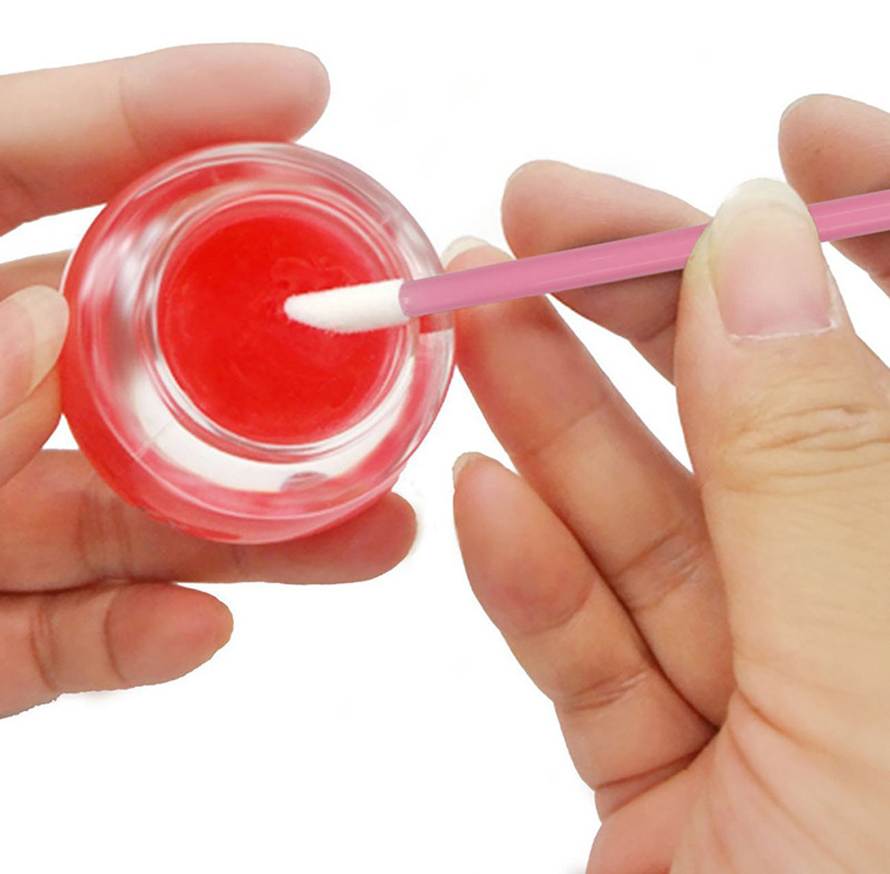 100 個まつげエクステンションマスカラメイクアップブラシ化 - Lip Balm のレビューと価格